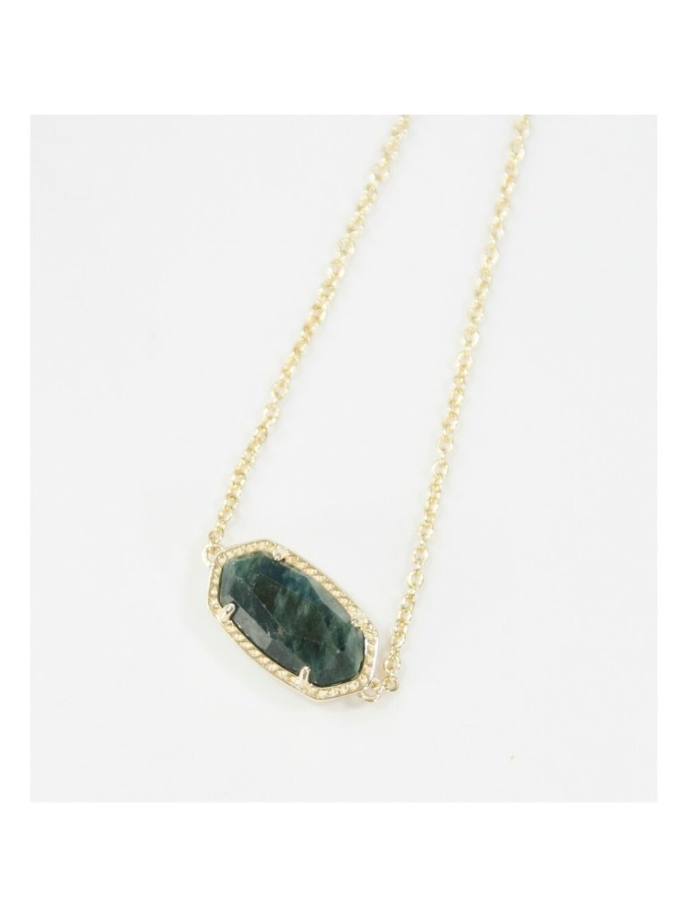 Kendra Scott Elaina Gold Green Apatite Chain Bracelet NWT